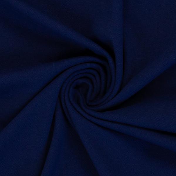 Piquejersey Uni Dunkelblau by Swafing 